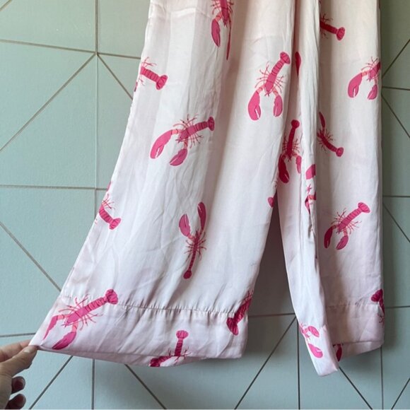 H&M Lobster Print Satin Pajamas - Picture 10 of 13